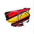 For Sena 60S Skin Stickers Communication System Protection Graphics Decal L37 Abstract Red Yellow Motorcycle Accessories