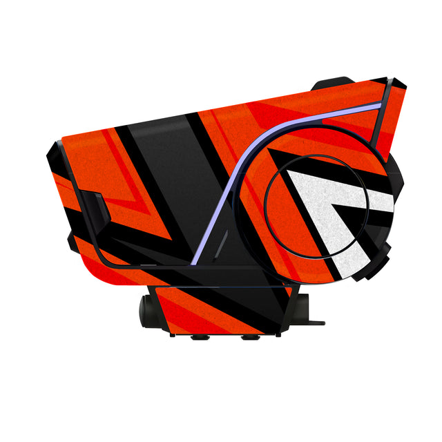 For Sena 60S Skin Stickers Communication System Protection Graphics Decal L41 Abstract Orange Motorcycle Accessories