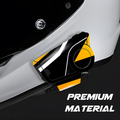 For Sena 60S Skin Stickers Communication System Protection Graphics Decal L42 Abstract Orange Black Motorcycle Accessories
