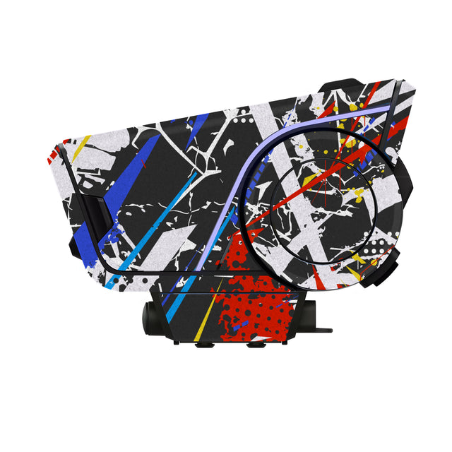 For Sena 60S Skin Stickers Communication System Protection Graphics Decal L46 Abstract Colorful Motorcycle Accessories