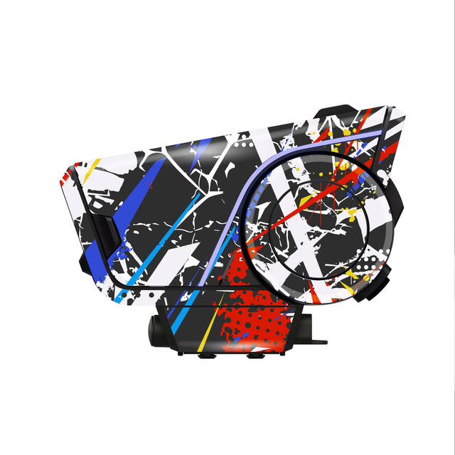 For Sena 60S Skin Stickers Communication System Protection Graphics Decal L46 Abstract Colorful Motorcycle Accessories