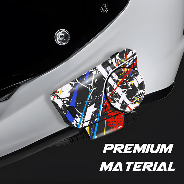 For Sena 60S Skin Stickers Communication System Protection Graphics Decal L46 Abstract Colorful Motorcycle Accessories