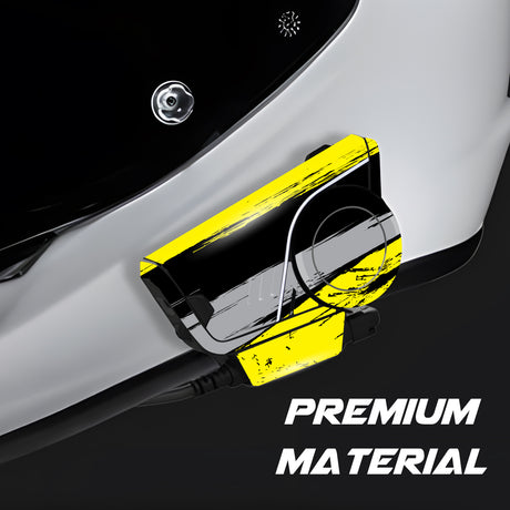 For Sena 60S Skin Stickers Communication System Protection Graphics Decal L47 Abstract Yellow Gray Motorcycle Accessories