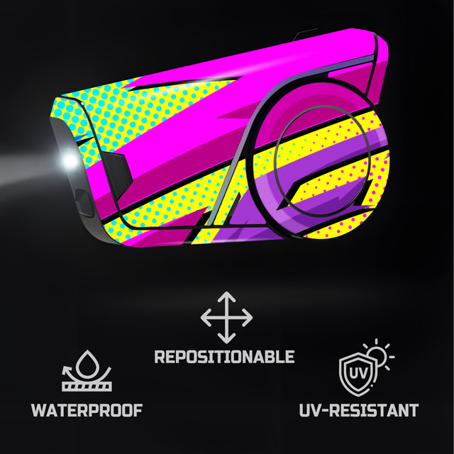 For Sena 60S Skin Stickers Communication System Protection Graphics Decal L50 Abstract Colorful Motorcycle Accessories