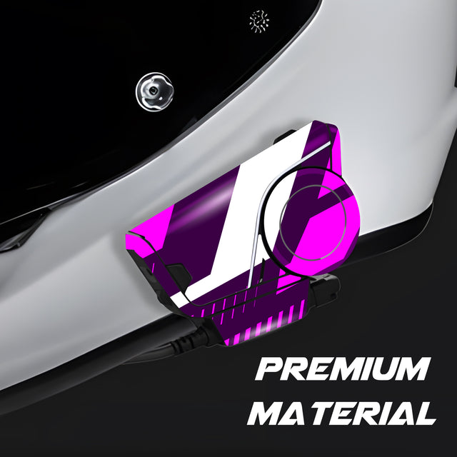 For Sena 60S Skin Stickers Communication System Protection Graphics Decal L51 Abstract Purple Motorcycle Accessories