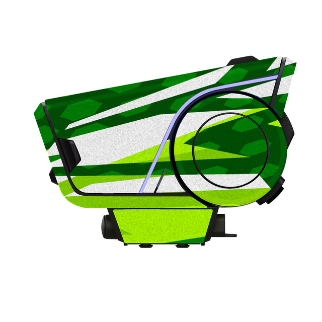 For Sena 60S Skin Stickers Communication System Protection Graphics Decal L58 Abstract Green Motorcycle Accessories