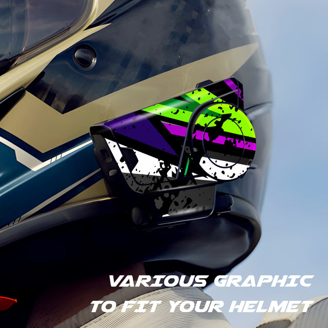 For Sena 60S Skin Stickers Communication System Protection Graphics Decal L61 Abstract Colorful Motorcycle Accessories