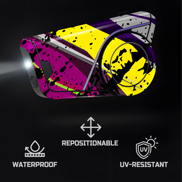 For Sena 60S Skin Stickers Communication System Protection Graphics Decal L62 Abstract Colorful Motorcycle Accessories