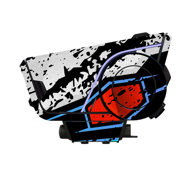 For Sena 60S Skin Stickers Communication System Protection Graphics Decal L65 Abstract Black White Motorcycle Accessories
