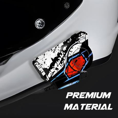 For Sena 60S Skin Stickers Communication System Protection Graphics Decal L65 Abstract Black White Motorcycle Accessories