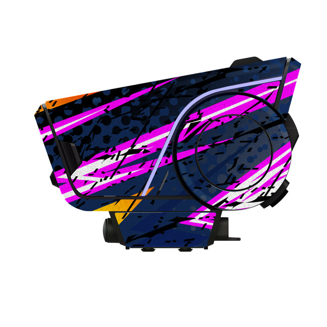 For Sena 60S Skin Stickers Communication System Protection Graphics Decal L72 Abstract Purple Black Motorcycle Accessories