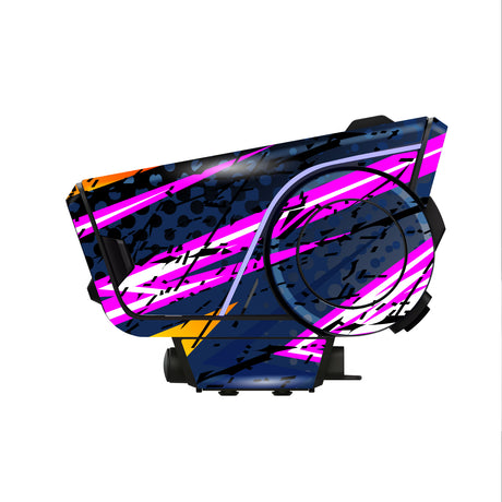 For Sena 60S Skin Stickers Communication System Protection Graphics Decal L72 Abstract Purple Black Motorcycle Accessories