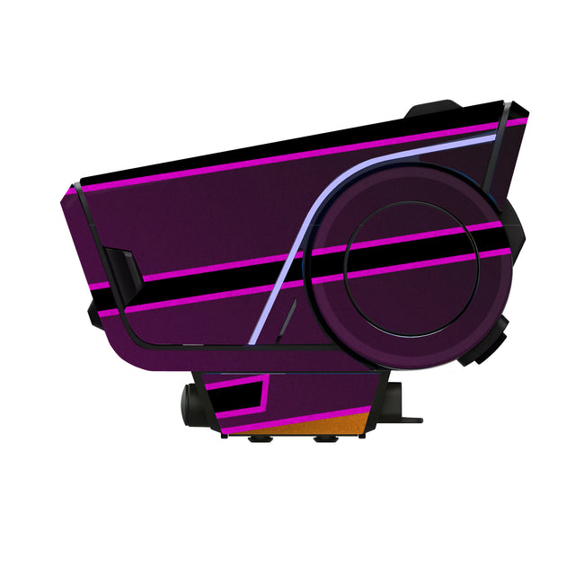 For Sena 60S Skin Stickers Communication System Protection Graphics Decal L80 Abstract Purple Pink Motorcycle Accessories