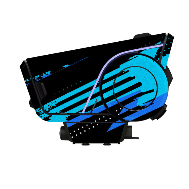For Sena 60S Skin Stickers Communication System Protection Graphics Decal L83 Abstract Blue Black Motorcycle Accessories