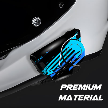 For Sena 60S Skin Stickers Communication System Protection Graphics Decal L83 Abstract Blue Black Motorcycle Accessories