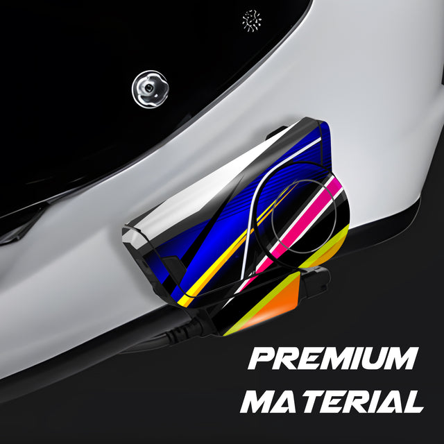 For Sena 60S Skin Stickers Communication System Protection Graphics Decal L84 Abstract Colorful Motorcycle Accessories