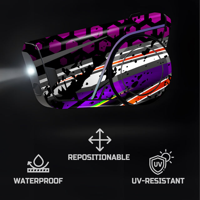 For Sena 60S Skin Stickers Communication System Protection Graphics Decal L85 Abstract Colorful Motorcycle Accessories