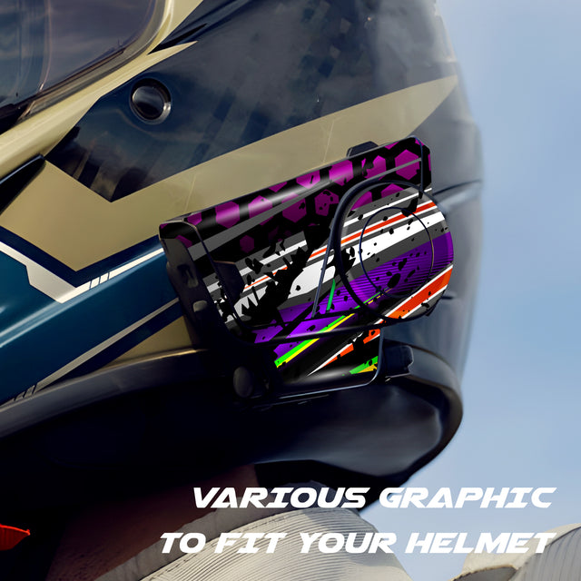 For Sena 60S Skin Stickers Communication System Protection Graphics Decal L85 Abstract Colorful Motorcycle Accessories