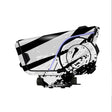 For Sena 60S Skin Stickers Communication System Protection Graphics Decal L87 Abstract Gray White Motorcycle Accessories