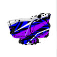 For Sena 60S Skin Stickers Communication System Protection Graphics Decal L90 Abstract Blue Purple Motorcycle Accessories