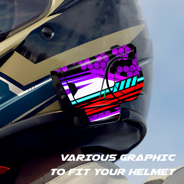 For Sena 60S Skin Stickers Communication System Protection Graphics Decal L91 Abstract Colorful Motorcycle Accessories