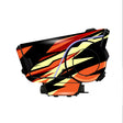 For Sena 60S Skin Stickers Communication System Protection Graphics Decal L94 Abstract Yellow Orange Motorcycle Accessories