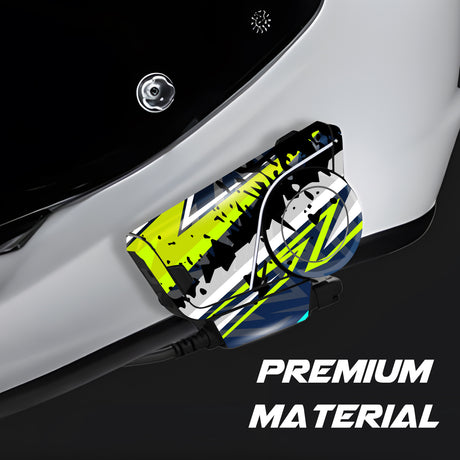 For Sena 60S Skin Stickers Communication System Protection Graphics Decal L98 Abstract Green Motorcycle Accessories