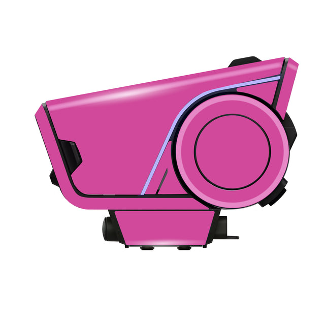 For Sena 60S Skin Stickers Communication System Protection Graphics Decal Solid Color Pink Motorcycle Accessories