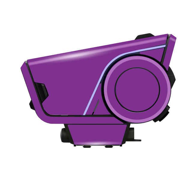 For Sena 60S Skin Stickers Communication System Protection Graphics Decal Solid Color Purple Motorcycle Accessories