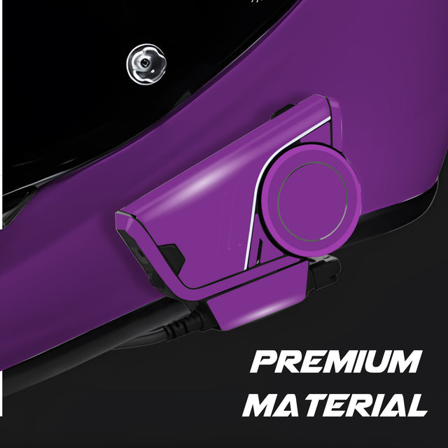 For Sena 60S Skin Stickers Communication System Protection Graphics Decal Solid Color Purple Motorcycle Accessories