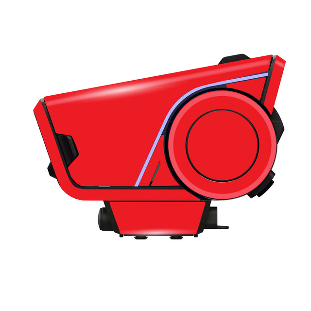 For Sena 60S Skin Stickers Communication System Protection Graphics Decal Solid Color Red Motorcycle Accessories