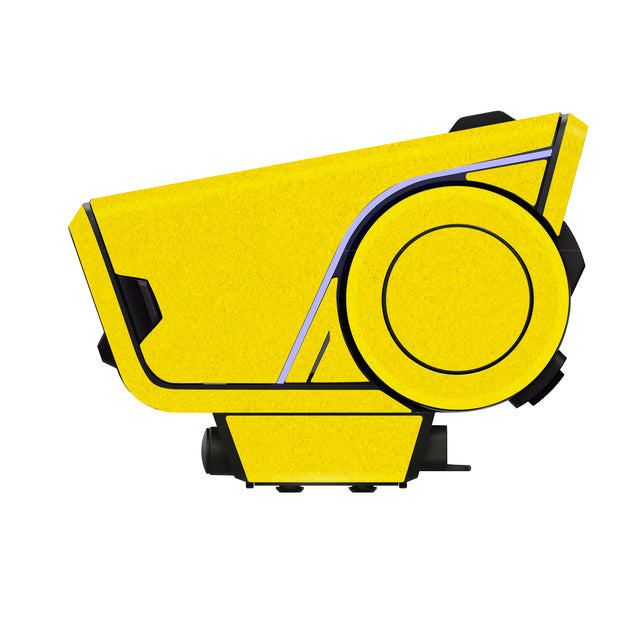 For Sena 60S Skin Stickers Communication System Protection Graphics Decal Solid Color Yellow Motorcycle Accessories