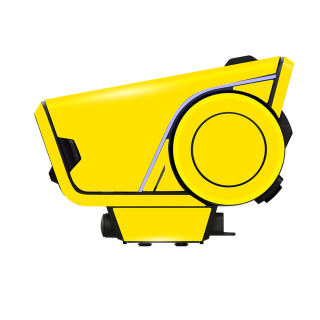 For Sena 60S Skin Stickers Communication System Protection Graphics Decal Solid Color Yellow Motorcycle Accessories