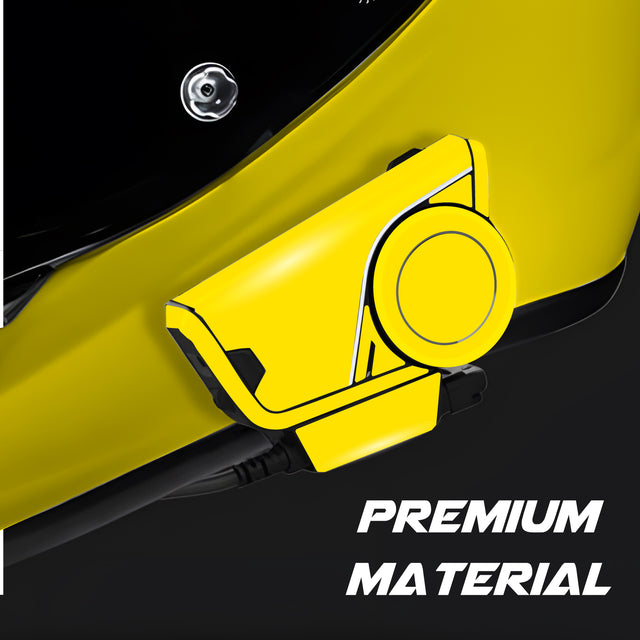 For Sena 60S Skin Stickers Communication System Protection Graphics Decal Solid Color Yellow Motorcycle Accessories