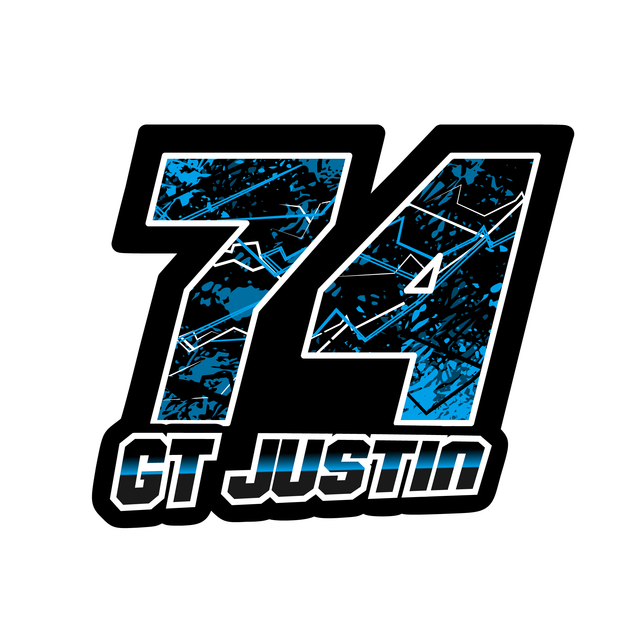 Race in style with our personalized racing number decals.