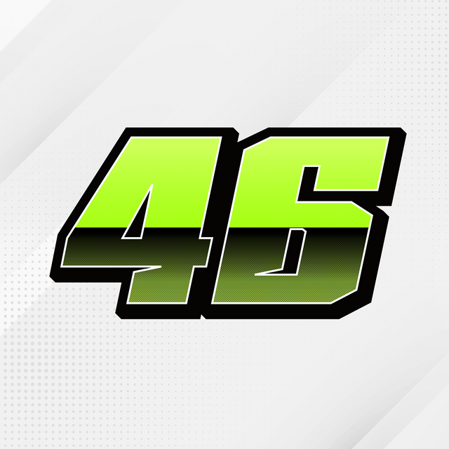 Unleash your style with our custom racing number stickers.