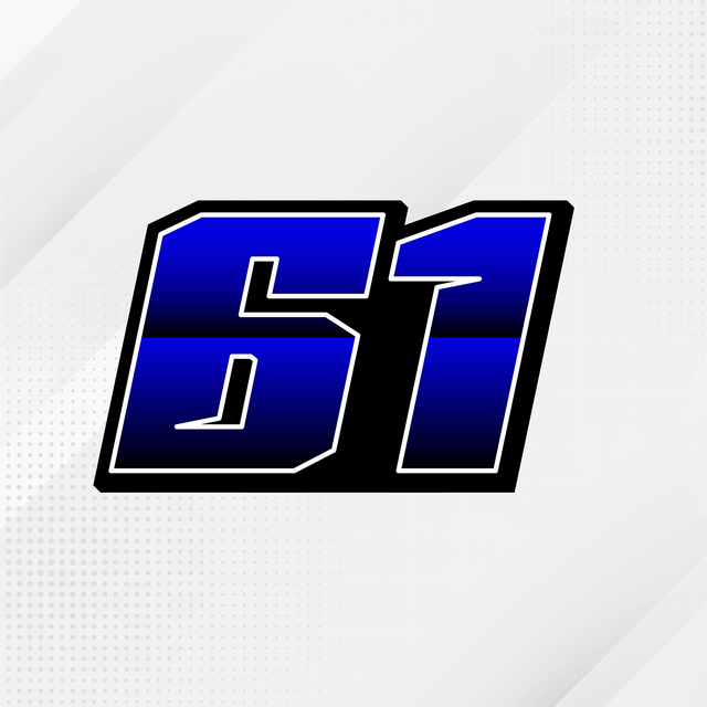 Add some personality to your ride with our custom number stickers.
