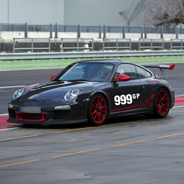 Custom SCCA Race Number Class Sticker Autocross Number Plate Class Magnet - SCCA01 Solid Color