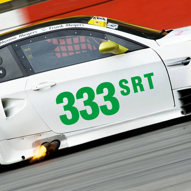 Custom SCCA Race Number Class Sticker Autocross Number Plate Class Magnet - SCCA01 Solid Color