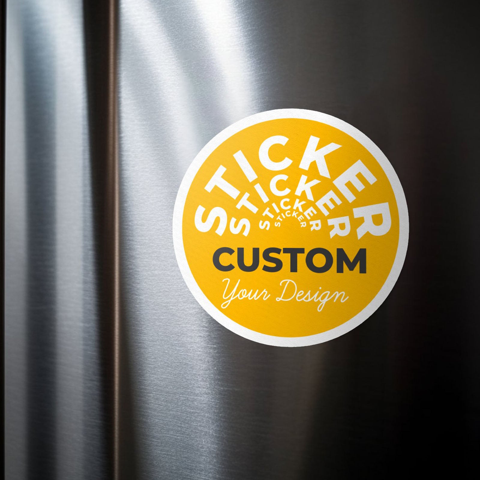 Circle | Custom Die Cut Sticker Labels Logo Stickers For Business ...