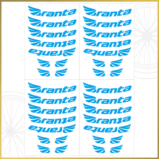 For Branta C45 Wheel Decal Set – 700C Road Bike Rim Stickers (45mm Depth, Glossy / Matte)