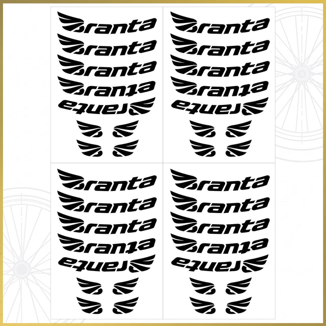 For Branta C45 Wheel Decal Set – 700C Road Bike Rim Stickers (45mm Depth, Glossy / Matte)