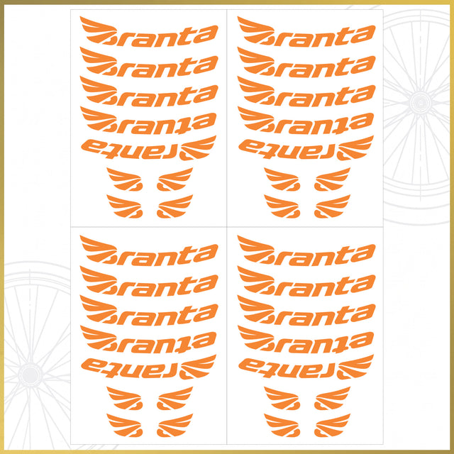 For Branta C45 Wheel Decal Set – 700C Road Bike Rim Stickers (45mm Depth, Glossy / Matte)