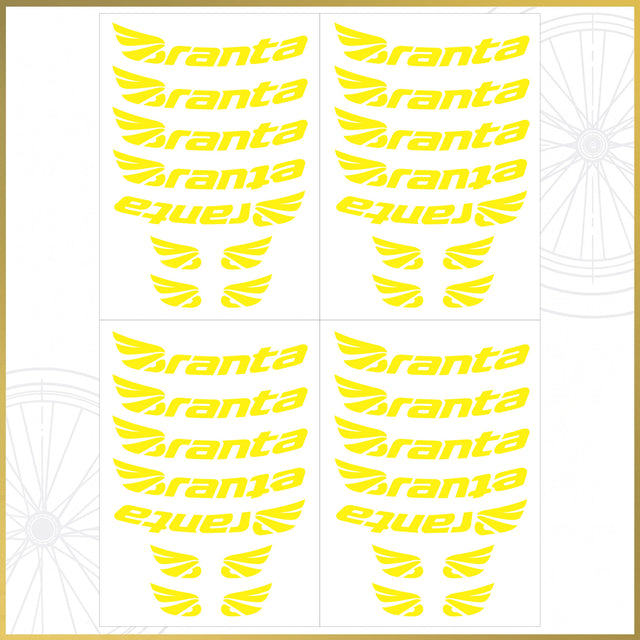 For Branta C45 Wheel Decal Set – 700C Road Bike Rim Stickers (45mm Depth, Glossy / Matte)