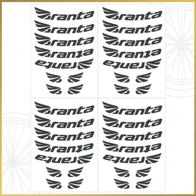 For Branta C45 Wheel Decal Set – 700C Road Bike Rim Stickers (45mm Depth, Glossy / Matte)