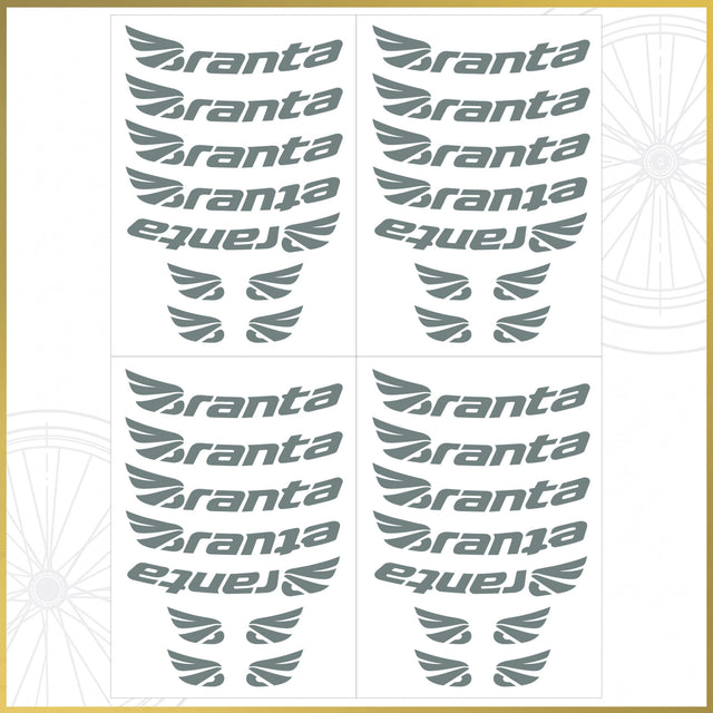 For Branta C45 Wheel Decal Set – 700C Road Bike Rim Stickers (45mm Depth, Glossy / Matte)