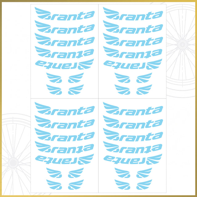 For Branta C45 Wheel Decal Set – 700C Road Bike Rim Stickers (45mm Depth, Glossy / Matte)