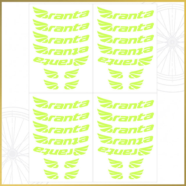 For Branta C45 Wheel Decal Set – 700C Road Bike Rim Stickers (45mm Depth, Glossy / Matte)