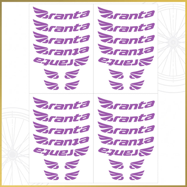 For Branta C45 Wheel Decal Set – 700C Road Bike Rim Stickers (45mm Depth, Glossy / Matte)