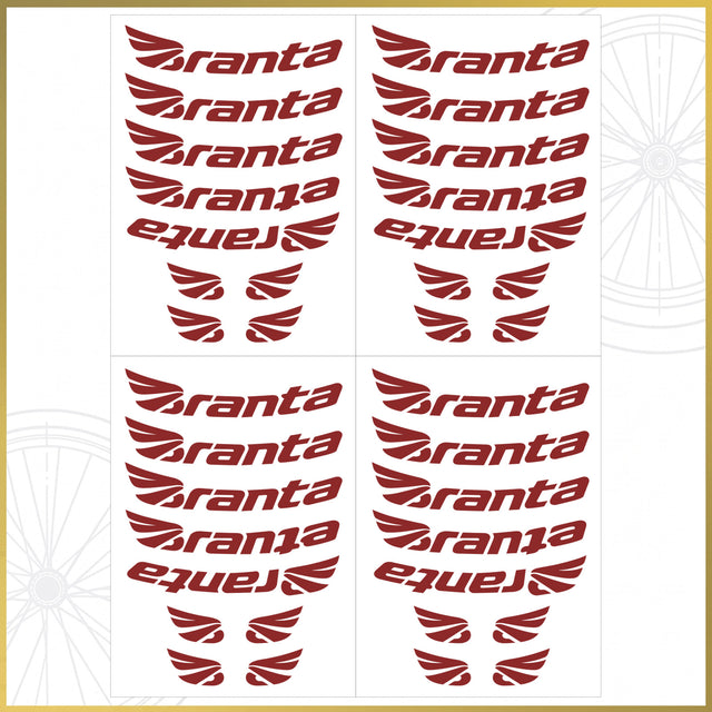 For Branta C45 Wheel Decal Set – 700C Road Bike Rim Stickers (45mm Depth, Glossy / Matte)